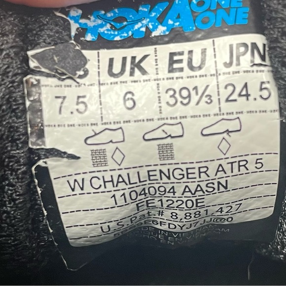 Hoka One One Challenger ATR 5 womens size 7.5 trail running walking shoes - Picture 11 of 11